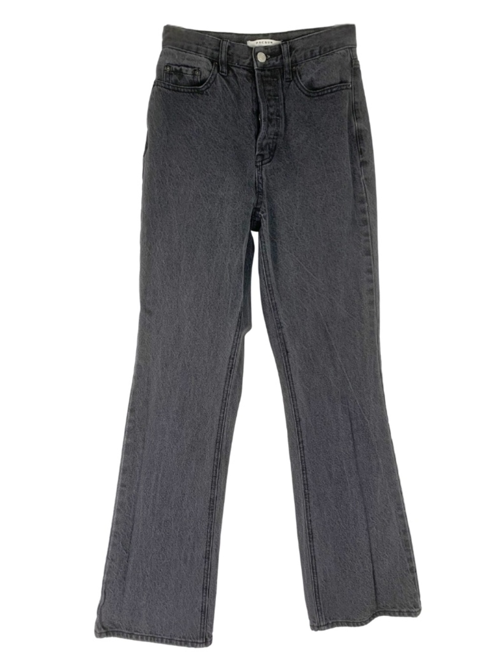 PacSun Dark Charcoal High-Rise Bootcut Jeans Womens 25 Y2K Retro